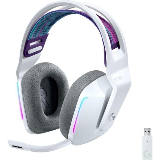 Headsets Inalambricos Logitech G733 Lightspeed White - (981-000882)