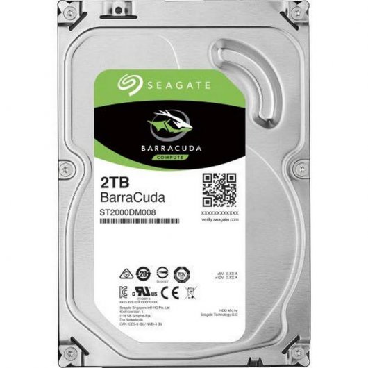 Disco Duro Seagate Barracuda 2TB - 3.5"