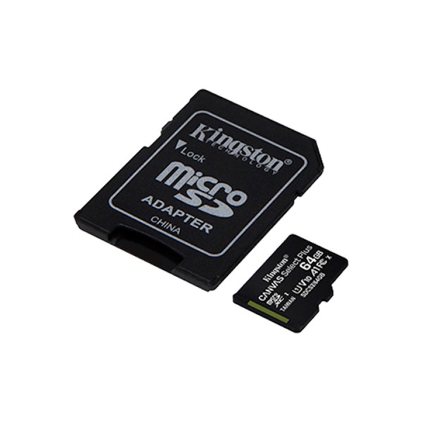 Memoria MicroSDXC Kingston Canvas Select 64GB - (SDCS2/64GB)