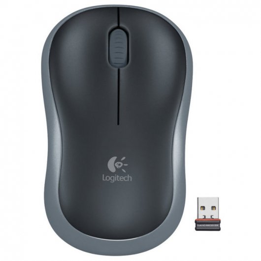 Mouse Inalambrico Logitech M185 Gray - (910-002225)