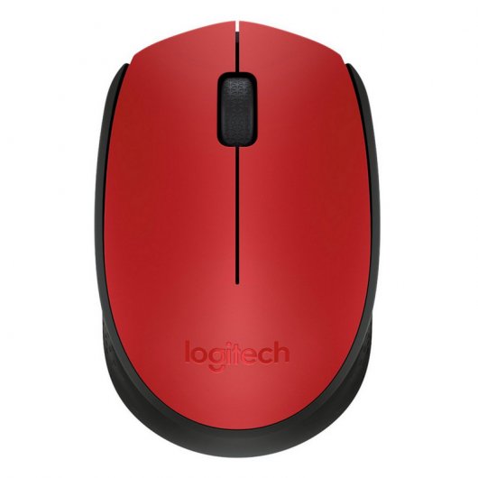 Mouse Logitech M170 - Rojo - (910-004941)