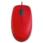Mouse Logitech M110 Silent Red - (910-005492)