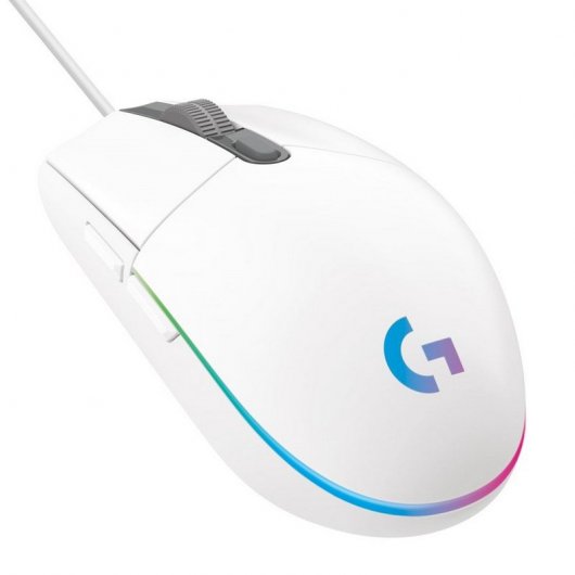 Mouse Logitech G203 LightSync White - (910-005791)