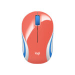 Mini Mouse Inalambrico Logitech M187 - Coral - (910-005362)
