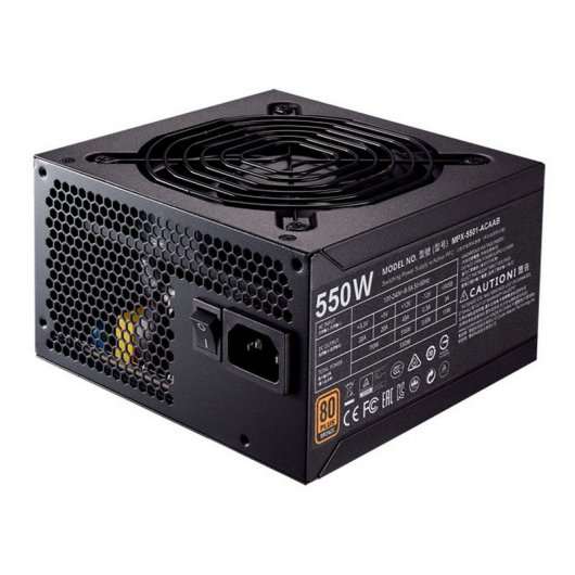 Fuente de poder Cooler Master 550W MWE - (MPE-5501-ACAAW-US)