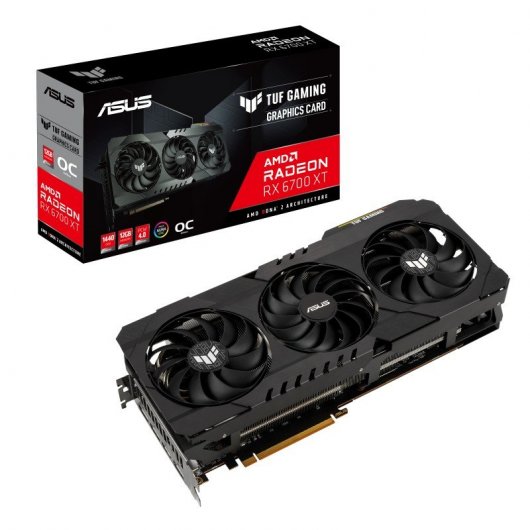 GPU Asus TUF RX 6700XT OC EDITION - 12GB - (90YV0G80-M0AA00)