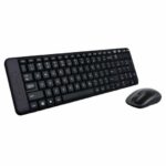 Combo Logitech MK220: Teclado y mouse inalambricos - (920-004430)