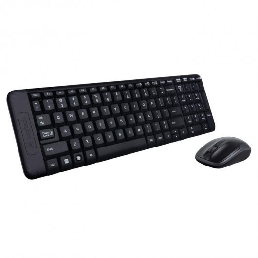 Combo Logitech MK220: Teclado y mouse inalambricos - (920-004430)