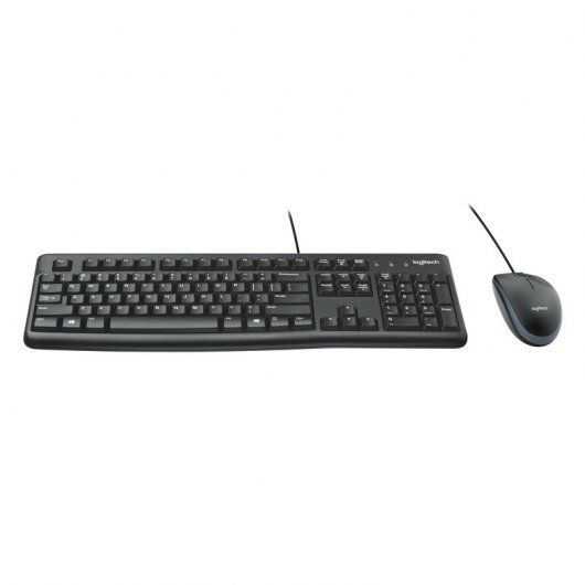 Combo Logitech MK120: Teclado y Mouse - (920-004428)