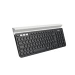 Teclado Logitech K780, Inalámbrico, Multimedia, Black