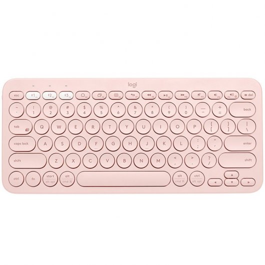Teclado Logitech K380, Inalámbrico, Multimedia, Pink