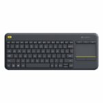 Teclado Logitech K400 Plus, Inalámbrico, Multimedia, Gray