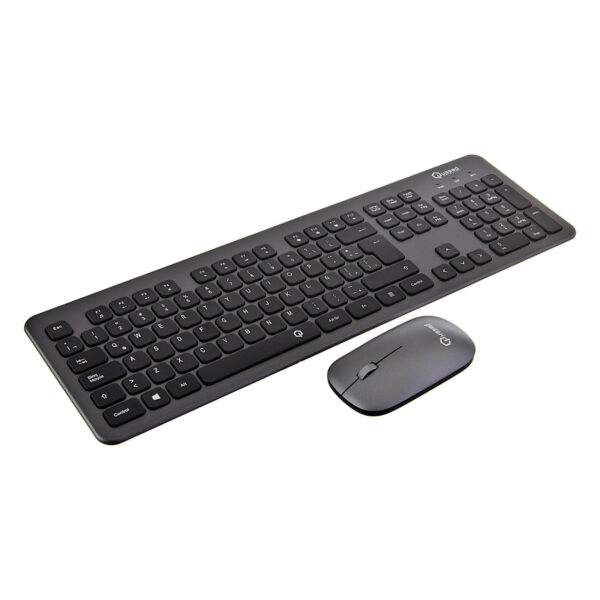 Combo QUASAD QS-3600G: Teclado y mouse inalambricos