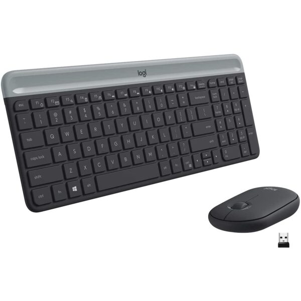 Combo Logitech MK470: Teclado y mouse inalambricos - (920-009437)