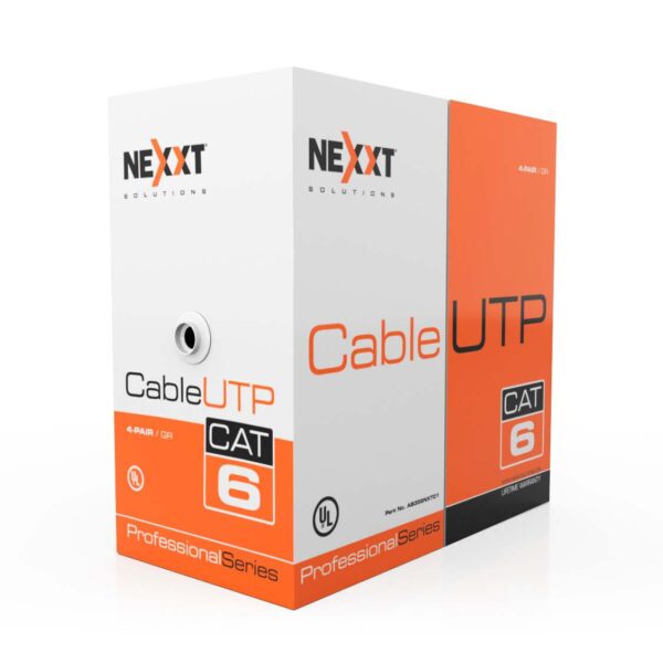 Rollo Cable UTP Cat 6 1000ft 305metros CM Azul NEXXT - (AB356NXT12)