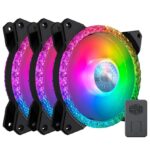 Pack de ventiladores Cooler Master MasterFan MF120 Prismatic - Incluye Controlador - (MFY-B2DN-203PA-R1)