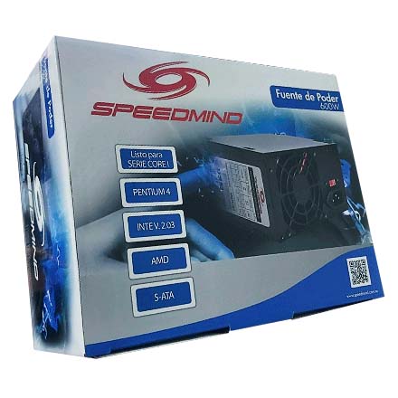 Fuente de poder SPEEDMIND 600W - ATX - (SMPS600)