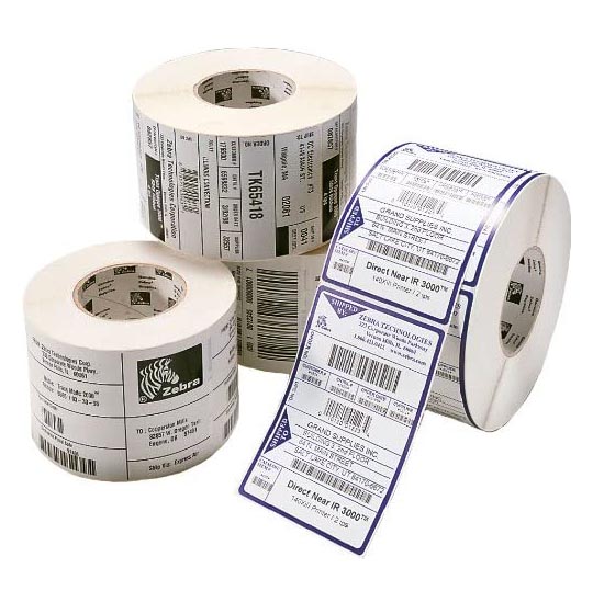ROLLO DE ETIQUETAS Zebra 10034972 LABEL PAPER 1,5X1(38.1X25.4mm) DT Z-SELECT 4000D