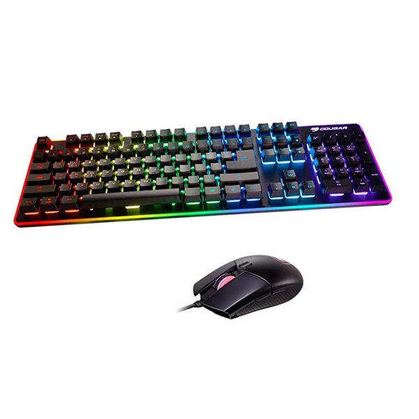 COMBO TECLADO Y MOUSE COUGAR DEATHFIRE EX - RETROILUMINADO (EKM832BKCA)