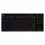 Teclado Logitech G Pro TKL, Mecánico, Switch Tactile, Black