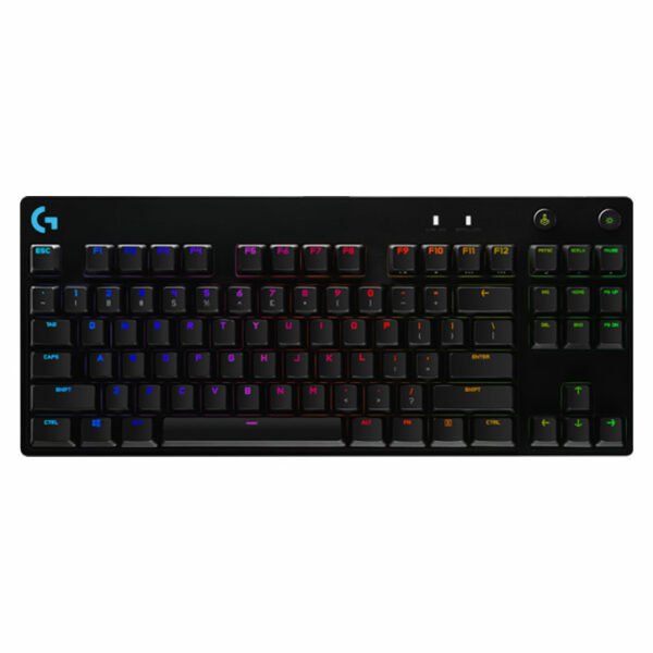 Teclado Logitech G Pro TKL, Mecánico, Switch Tactile, Black