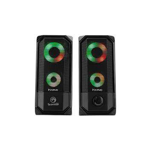 Parlantes Marvo SG-265 RGB Connectors: 3.5 mm jack (audio), USB (power)