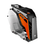 CASE COUGAR CONQUER - MID TOWER - ATX - 3 FAN INCLUDED - TEMPERED GLASS  - BLACK/ORANGE