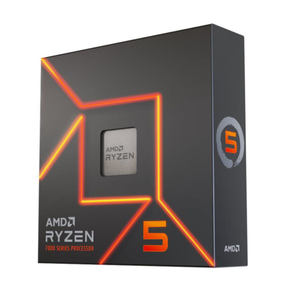 PROCESADOR AMD RYZEN 5 7600X 4.7GHz BASE - 6 CORES - 12 HILOS - AM5 - 105W
