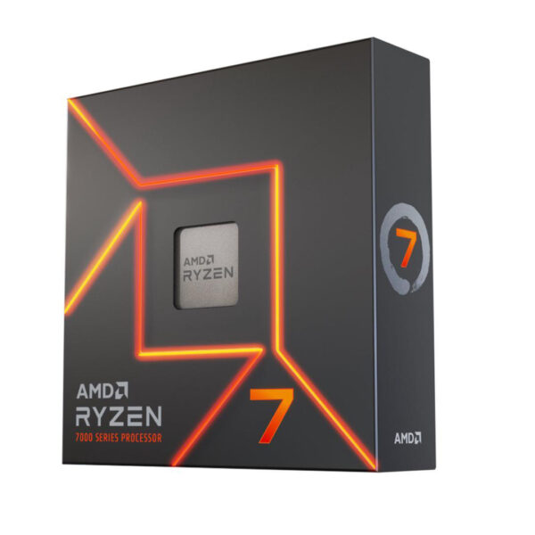 PROCESADOR AMD RYZEN 7 7700X  4.5GHz BASE - 8 CORES - 16 HILOS - AM5 - 105W