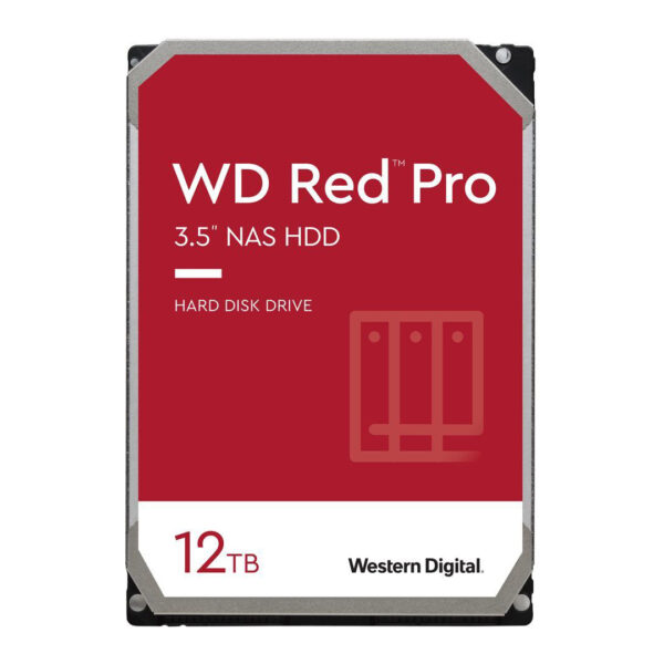 Disco Duro interno WD RED PRO 12TB 72200 256MB Caché para NAS - WD121KFBX