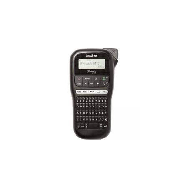 ETIQUETADORA BROTHER ELECTRONICA ERGONOMICA QWERTY PANTALLA LCD BLACK (PT-H110)