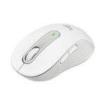 MOUSE LOGITECH M650 LARGE SIGNATURE - DIESTRO - USB/BLUETOOTH - SILENT TOUCH - 4000DPI -BATERIA AA - 5 BOTONES - WHITE (910-006233)