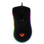 MOUSE GAMING MEETION MT-GM20 CHROMATIC RGB - 6 BOTONES - 4800DPI - USB - BLACK
