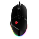 MOUSE GAMING HADES MEETION PRO MT-G3325 RGB COLORFUL - 8 BOTONES - 5000DPI - BLACK