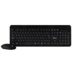COMBO TECLADO Y MOUSE QUASAD WIRELESS QC-4583G Recargable BLACK