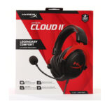 HEADSET HYPERX CLOUD II - STEREO - 7.1 SURROUND SOUND - USB 2.0 - FOR PC/PS4/PS5 - BLACK/RED (4P5M0AA)
