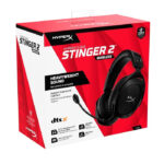 HEADSET HYPERX CLOUD STINGER 2 WIRELESS - AUDIO DTS X - 2.4 - UP TO 20 HRS - FOR PC - BLACK (676A2AA)