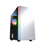 CASE COUGAR PURITY RGB - MINI TOWER - TEMPERED GLASS - MINI ITX - 1 FAN 120MM ARGB - WHITE