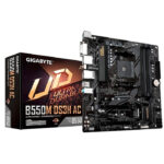 MAINBOARD GIGABYTE B550M DS3H AC - AMD RYZEN AM4 - WI-FI - DDR4 - MATX - HDMI/DVI