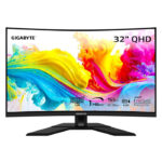 MONITOR GIGABYTE M32QC-SA 31.5" QHD - 165HZ - HDR400 - 1MS MPRT - HDMI - 94% DCI-P3/123% sRGB - 2.0/DP 1.2