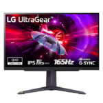 MONITOR LG ULTRAGEAR 27GR75Q-B  27" QHD 2560X1440 - 165HZ - IPS 1MS GTG - SRGB 99% - ANTI-GLARE - HDR10 - HDMI 2.2/DP 1.4 - BLACK