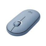 MOUSE LOGITECH PEBBLE M350 WIRELESS USB BLUETOOTH SILENCIOSO GRIS AZULADO (910-005773)
