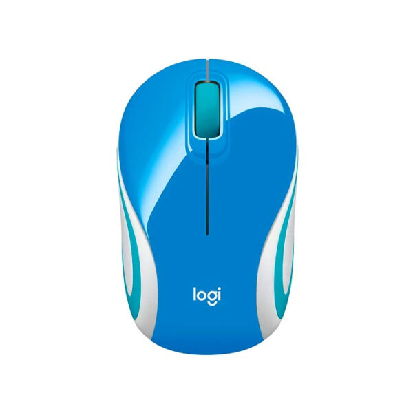 MINI MOUSE LOGITECH M187 WIRELESS USB BLUE (910-005360)
