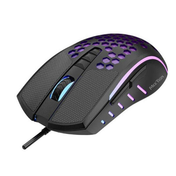 MOUSE GAMER MEETION BLACK 6400DPI (MT-GM015)