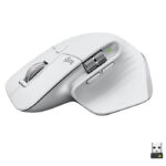 MOUSE INALAMBRICO LOGITECH MX MASTER 3S - ERGONOMICO - 7 BOTONES - 2.4GHZ - 8000DPI - USB TYPE-C - PALE GRAY (910-006562)