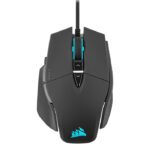 MOUSE CORSAIR M65 RGB ULTRA - WIRED - OPTICAL - 8 BOTONES - 26000DPI PESO AJUSTABLE - 2 ZONE RGB - BLACK (CH-9309411-NA2)