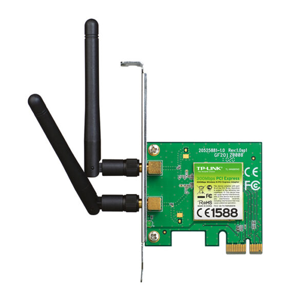 Tarjeta de red inalambrica TP-Link TL-WN881ND 300MBPS PCI-e Doble Antena