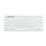 Teclado Logitech K380, Inalámbrico, Multimedia, White
