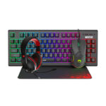 COMBO 3 EN 1 CM310 TECLADO Y MOUSE RGB + MOUSEPAD - USB 2.0 - BLACK