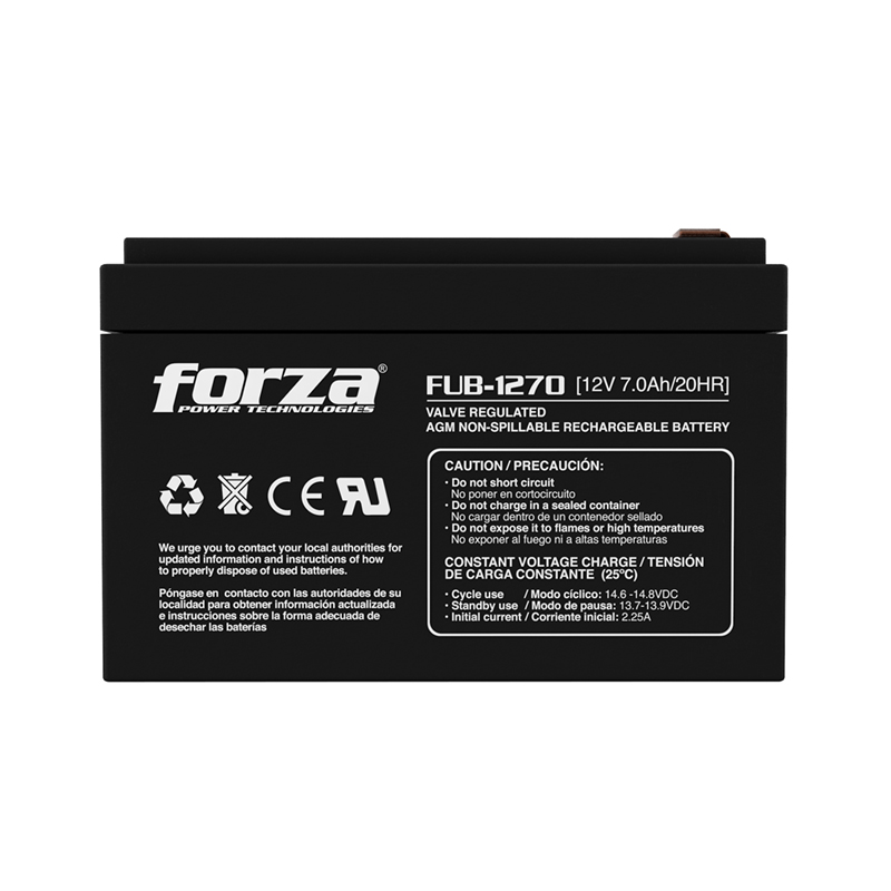 ELE0005 Bateria para UPS 12v 7Ah - Forza FUB-1270